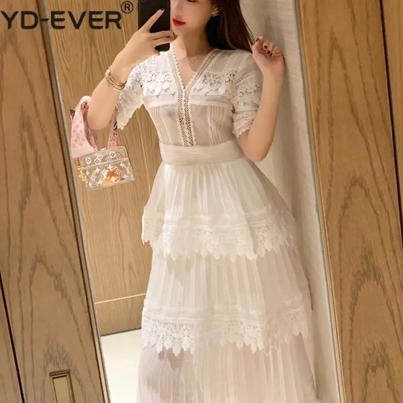 Женское шифоновое плиссированное платье длинное многослойное в стиле пэчворк с