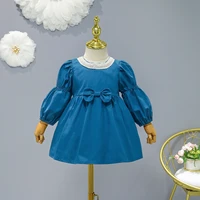 kids clothes baby girls dress casual costume cute bow lace spring autumn 1 7 years daily dresses for girl childrens clothing
