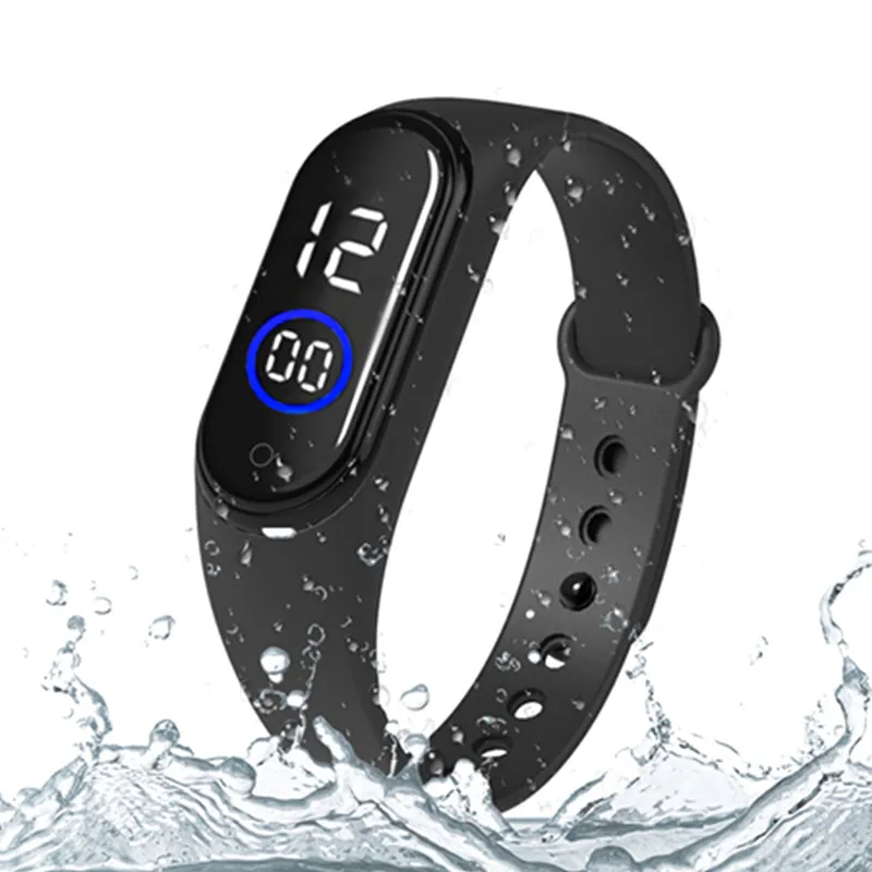 

Men's LED Digital Watches Silicone Sport Electronic Wrist Watch Men Waterproof Watches Hodinky Reloj Hombre Relogio Masculino