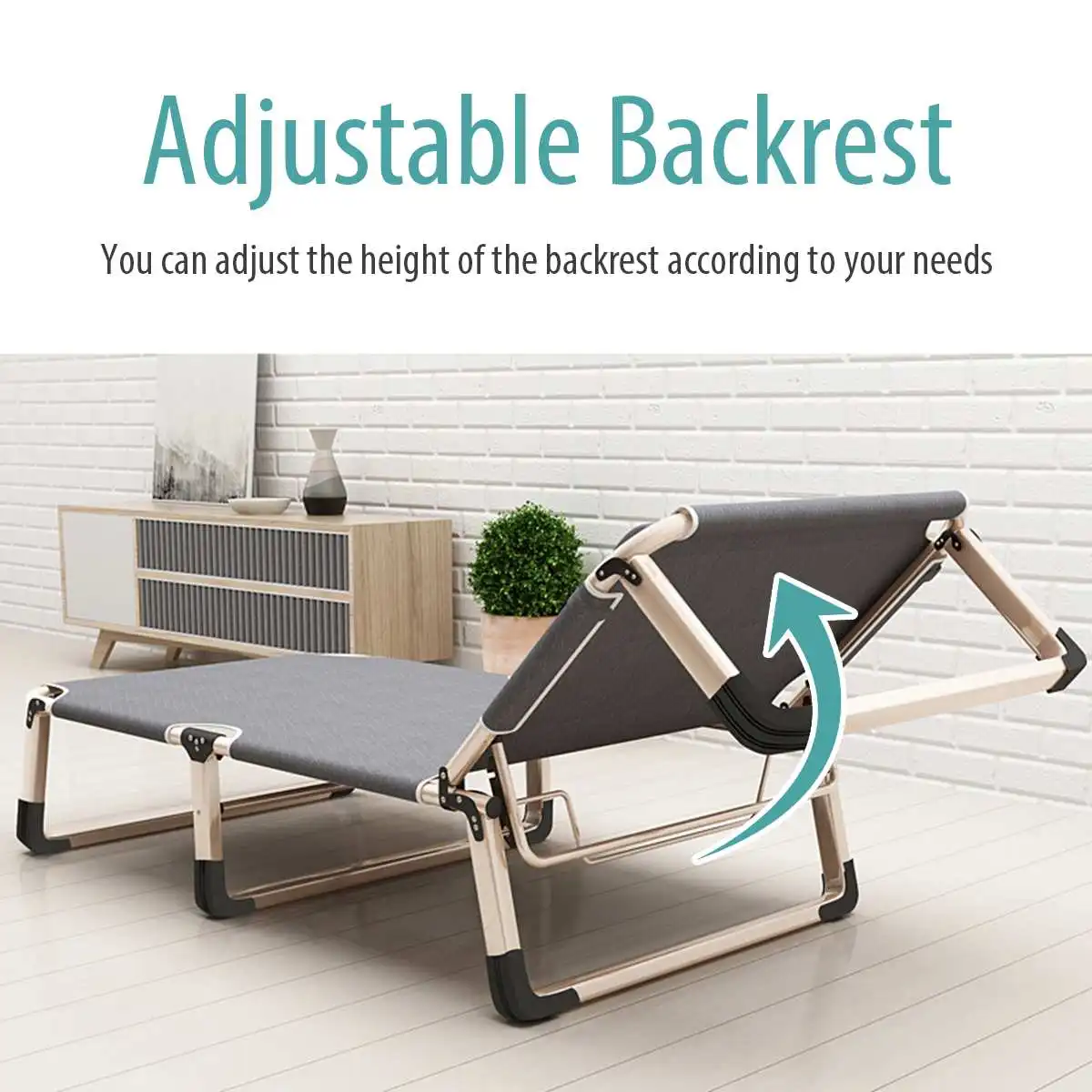 Satin Al Çok Fonksiyonlu Katlanır Bahçe şezlong Lounge şezlong Seyahat Yatakları Yetişkinler Için çocuk Açık Bahçe Yatak Odası Mobilyası 1.9M