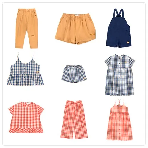 Одежда для маленьких мальчиков одежда девочек детские платья в клетку розовая