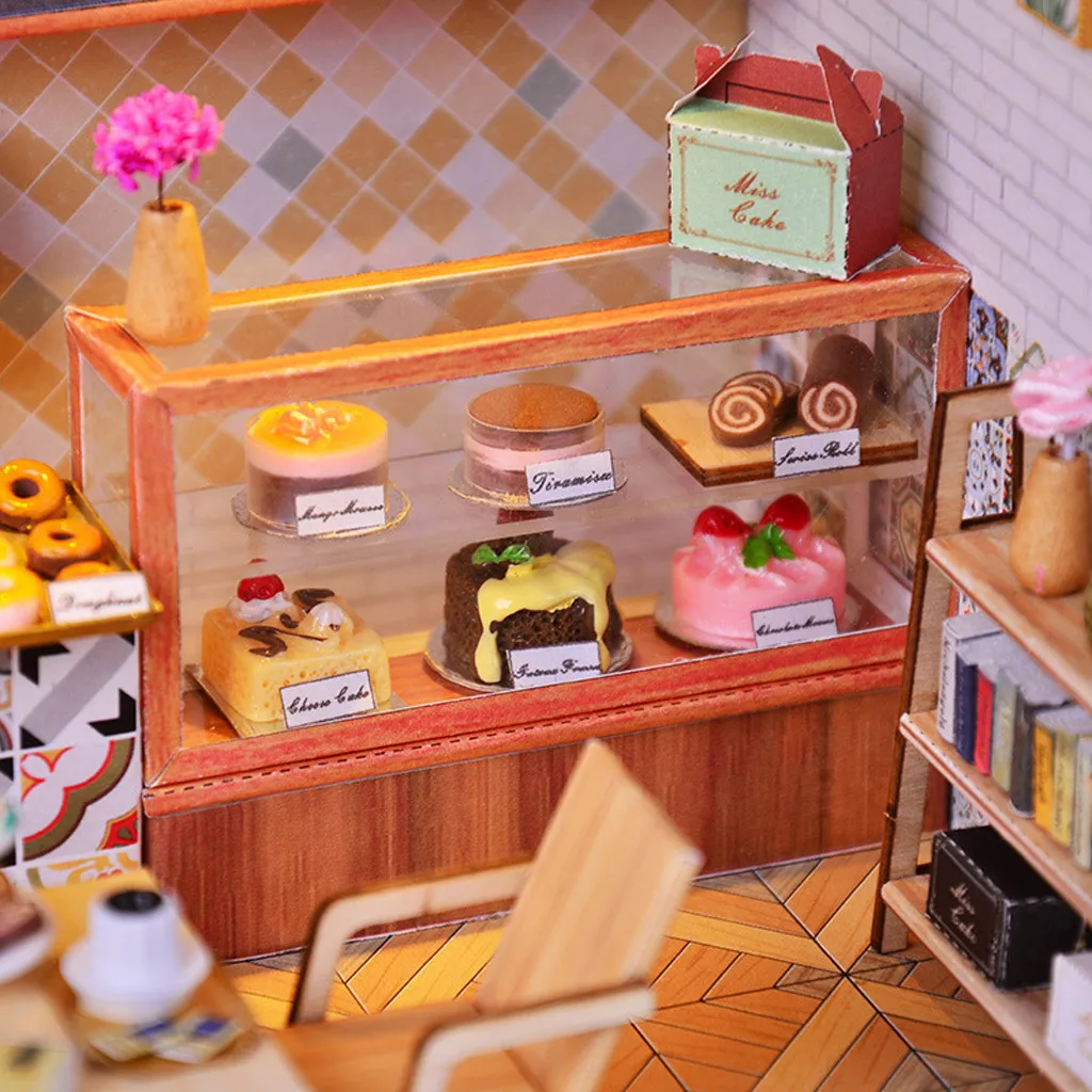 Кукольный дом мебель Diy Миниатюрный 3D Деревянный миниатюрный кукольный домик