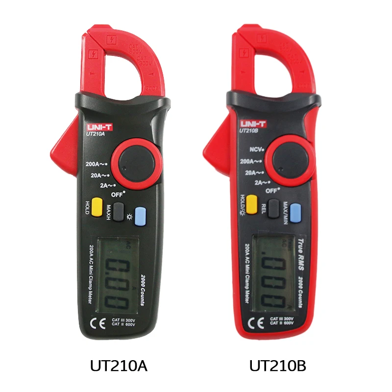 UNI T UT210A UT210B UT210C UT210D UT210E мини Цифровые токовые клещи RMS Авто Диапазон VFC постоянной