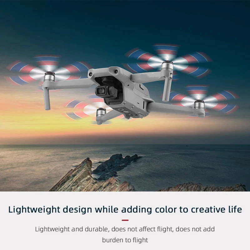 2 пары пропеллеров для дрона DJI Mavic Air Quick Release Blade малошумные пропеллеры