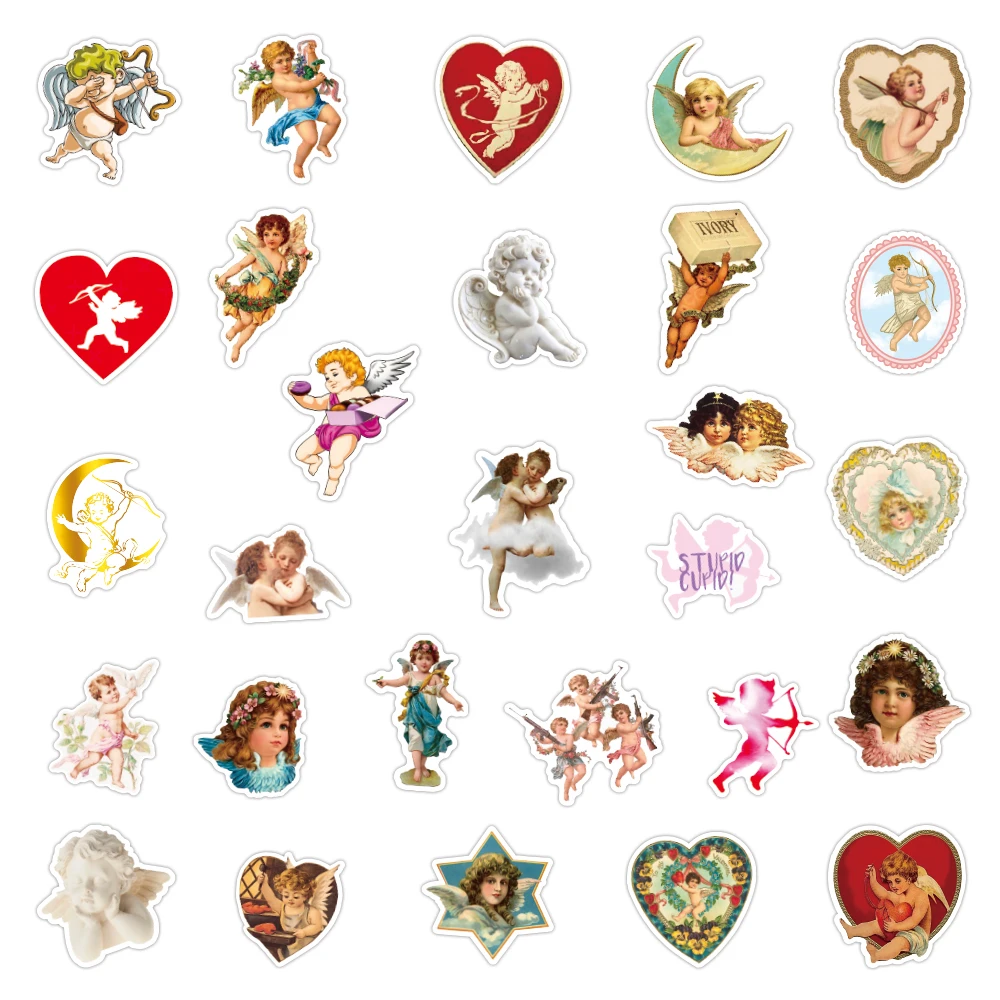 

50pcs Cupid Cartoon Sticker Waterproof Suitcase DIY Laptop Guitar Skateboard Toy Lovely Stickers