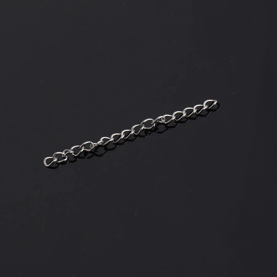 Цепочки из нержавеющей стали 316L золотистые серебристые розовые 5 см