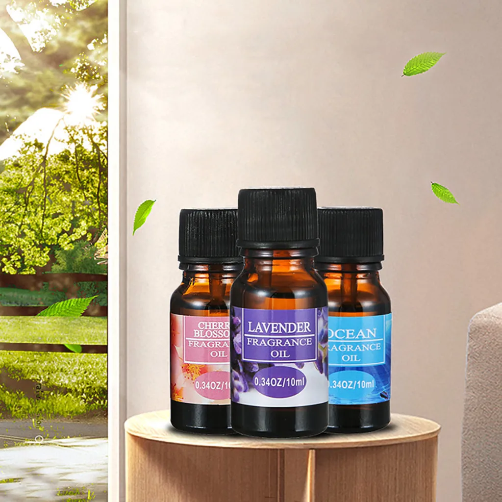 

10ml Natural Water-soluble Air Freshening Essential Oils For Aromatherapy Diffusers Relieve Stress Skin Care Essential Oil TSLM1