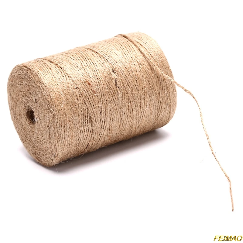 Веревка из пеньковой ткани ручной работы 300 м | Дом и сад