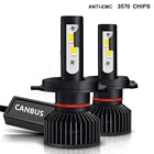 2 шт., светодиодные лампы H7 H11 9005 HB3 9006 HB4 9012 H4 H7, фары Canbus CSP 30000LM 6000K, автомобильные фары, противотуманные светильник ры
