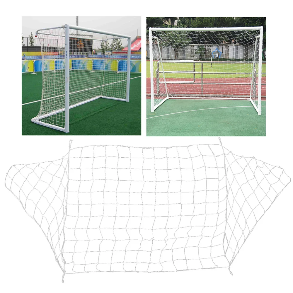 

2pcs Football Soccer Goal Post Net Practical Outdoor Sports Training Match Net Sports Accessories Football Supplies for School (
