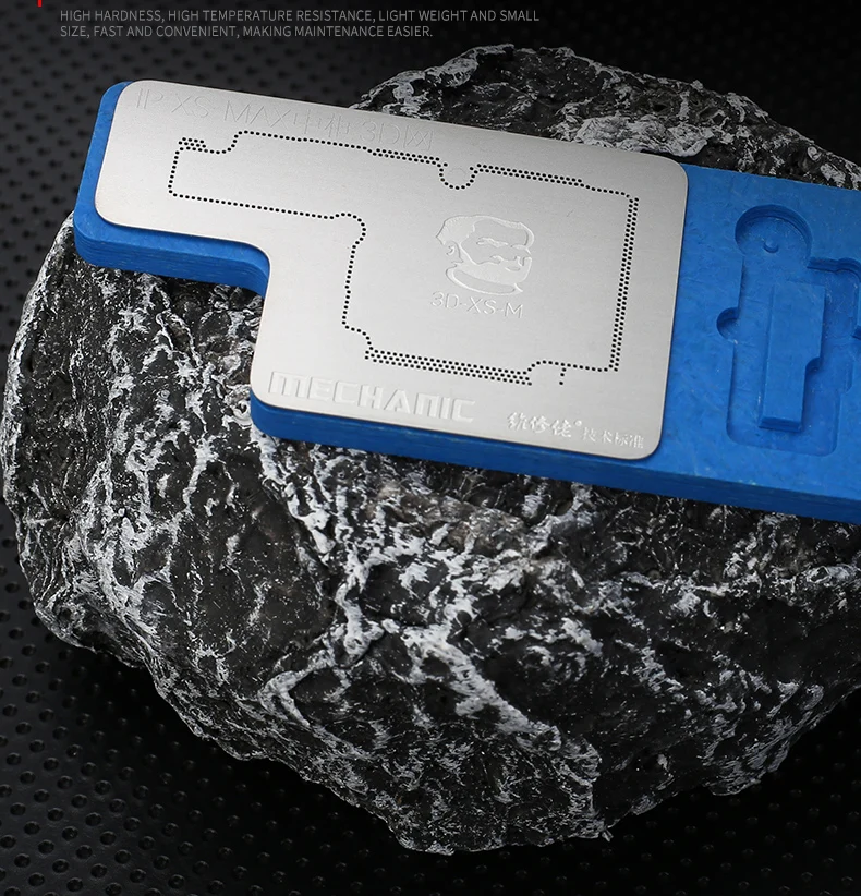 Механик для iPhone X/XS/XR/XS MAX 3D набор трафаретов для пайки BGA материнская плата средний слой посадки олова шаблон пайки