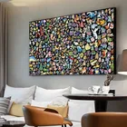 Современные Мультяшные аниме постеры и принты для любителей мультфильмов тыкмон Все монстры настенная Картина на холсте игровая комната Домашний декор