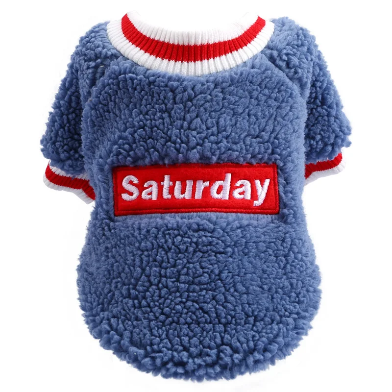 Теплая одежда для собак зимняя чихуахуа костюм из овечьей шерсти кашемировый