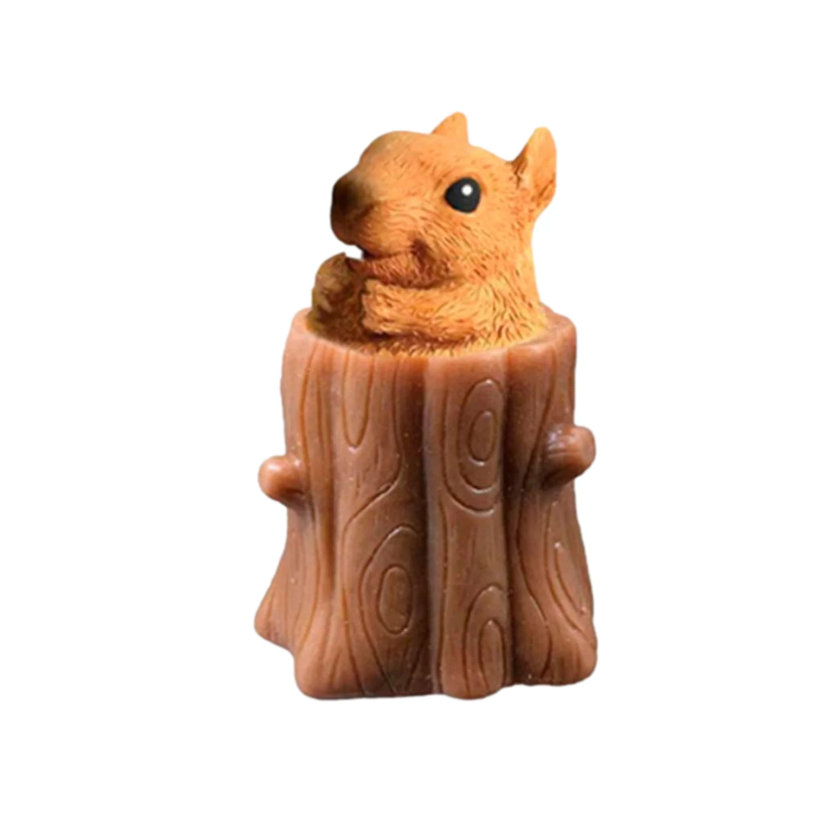 Игрушка антистресс в виде белки для детей держатель ручек с изображением милых