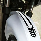 Наклейки на мотоцикл и крыло, наклейки для скутера, полосатые светоотражающие наклейки, декоративные водонепроницаемые наклейки, предупреждающая лента