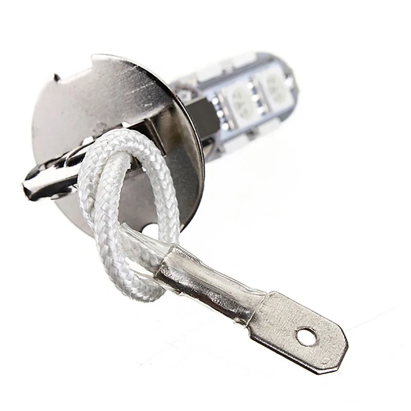 

1PC DC 12V H3 5050 9 LED Cornering lamp Fog Head Light Lamp Bulb Pure Yellow