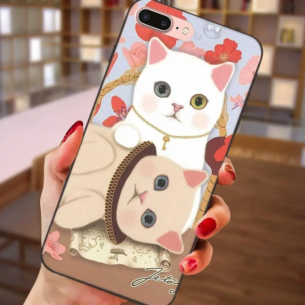 TPU Art Cover Case For Xiaomi Mi Mix Max Note 2 2S 3 5X 6 8 SE A1 Play F1 Jetoy Cat |