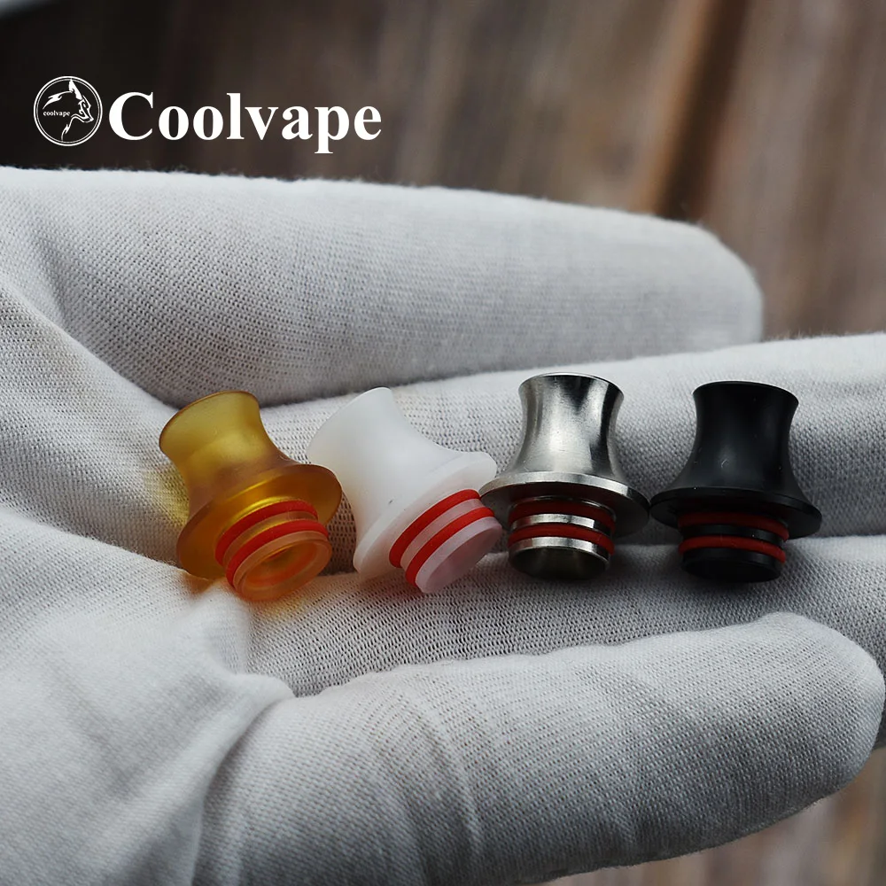 Coolvape 510 MTL дрип-тип PEI электронная сигарета аксессуары Крышка для RTA RDA атомайзера