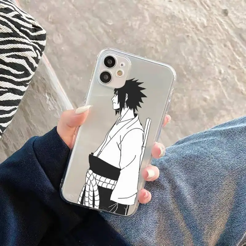 

Naruto cool fashion japan anime Phone Case Transparent for iPhone 11 12 mini pro XS MAX 8 7 6 6S Plus X 5S SE 2020 XR