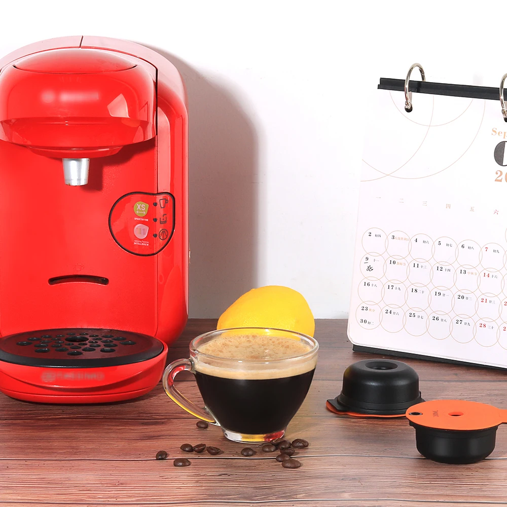 

Recafimil Refillable Coffee Capsule For Bosch-s Tassim-o Machine Coffee Filter Appliance Pod for Rich Crema Maker