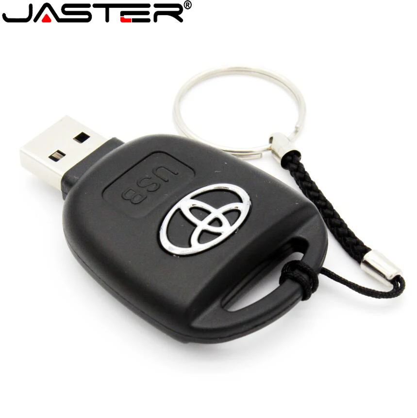

JASTER Car Key Toyota USB 2.0 Flash Drive 16GB 32GB 64GB Personalise Pen Drive USB Memory Stick Original Gift Box Storage device