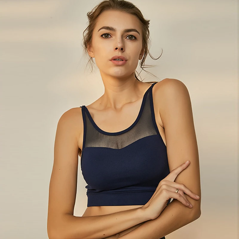 

Peachmiss New Yoga Beauty Back Vest Running Fitness Hollow Breathable Sport Bra Top Underwear Sportswear