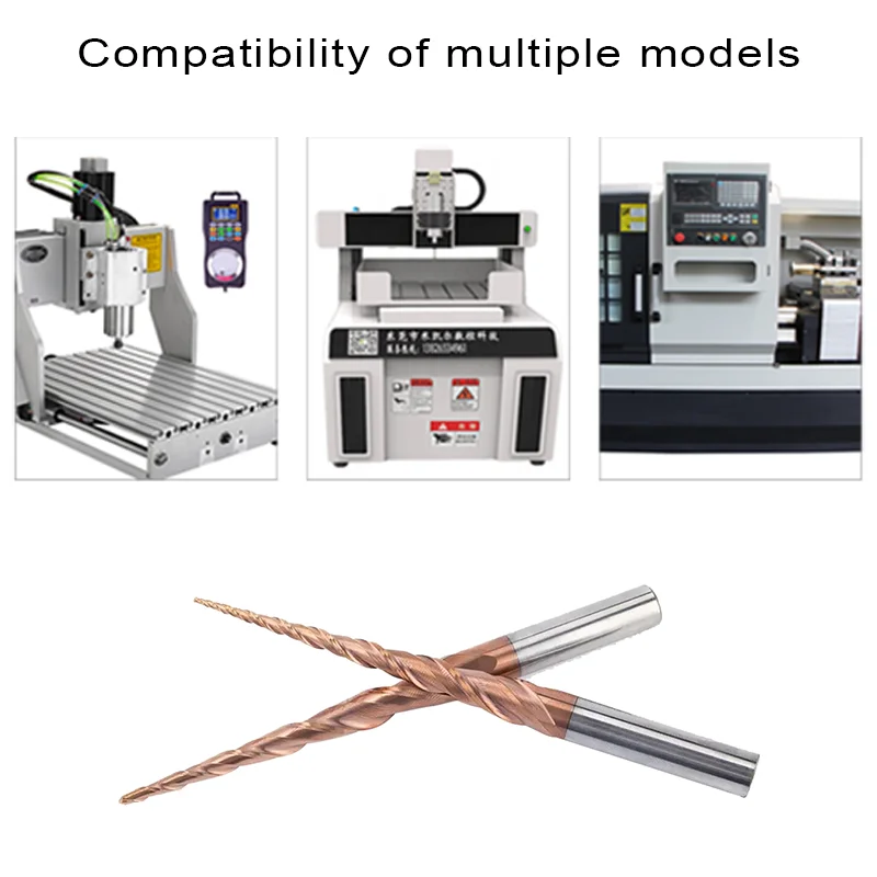 Концевые фрезы SHK6mm R0.25-R1 мм набор конических сферических наконечников для