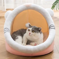 sweet cat bed warm pet basket cozy kitten lounger cushion house tent very soft small dog mat bag for washable cave s beds