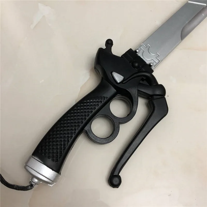 

Attack On Titan Mikasa Ackerman silver sword cosplay RivaMika LeviMika sword Movie simulation weapon Prop