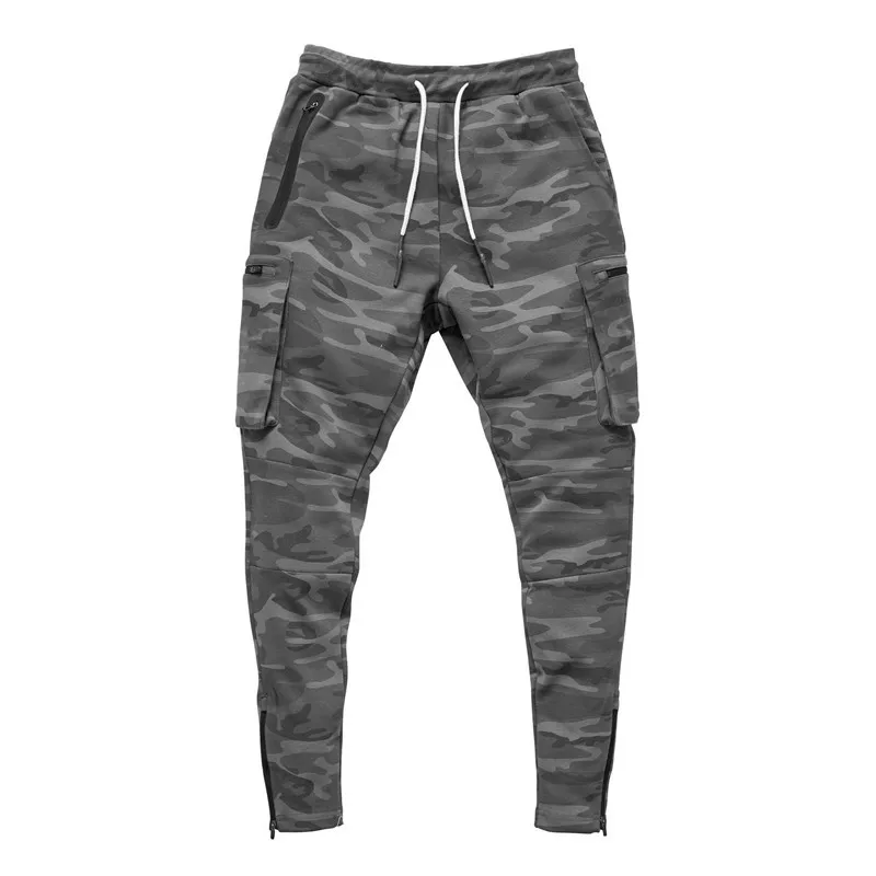 

Men's Joggers Sport Pants Running Pants Men Fitness Sweatpants With Zipper Pockets Gym Men Jogging Pants BodybuildingTrousers
