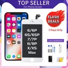 ЖК-дисплей AAA + для iPhone X XR XS Max 11 12 Pro 6 6S 7 8 Plus, сенсорный экран с дигитайзером в сборе, замена OLED Incell Pantalla