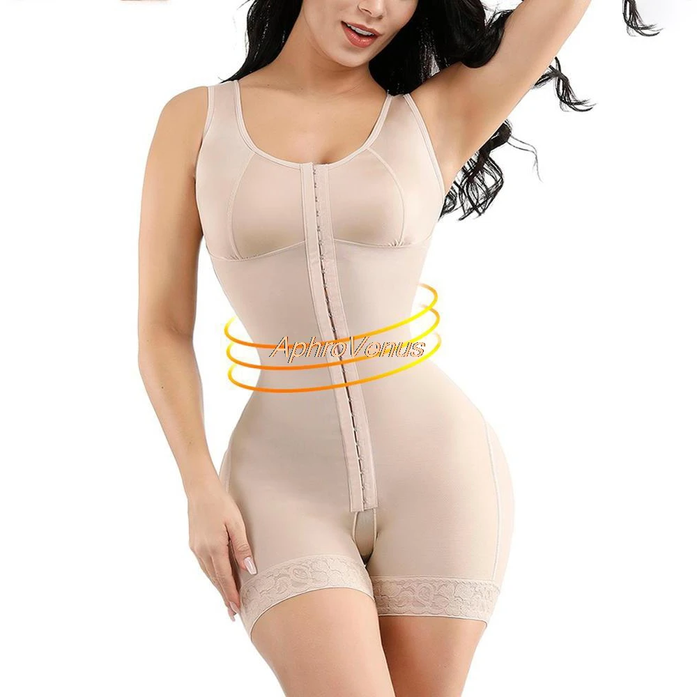 2021 Postoperative Body Shaper Women Full Body Waist Trainer Slimming Control Panties Bust Push Up Shapewear Bodysuit