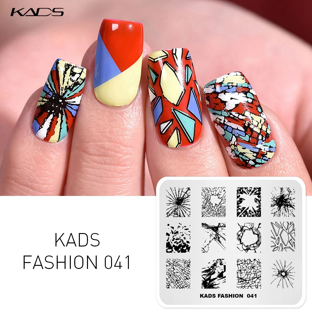 KADS Nail Art штамповочные пластины новые различные красивые изображения 7*8 см Печать