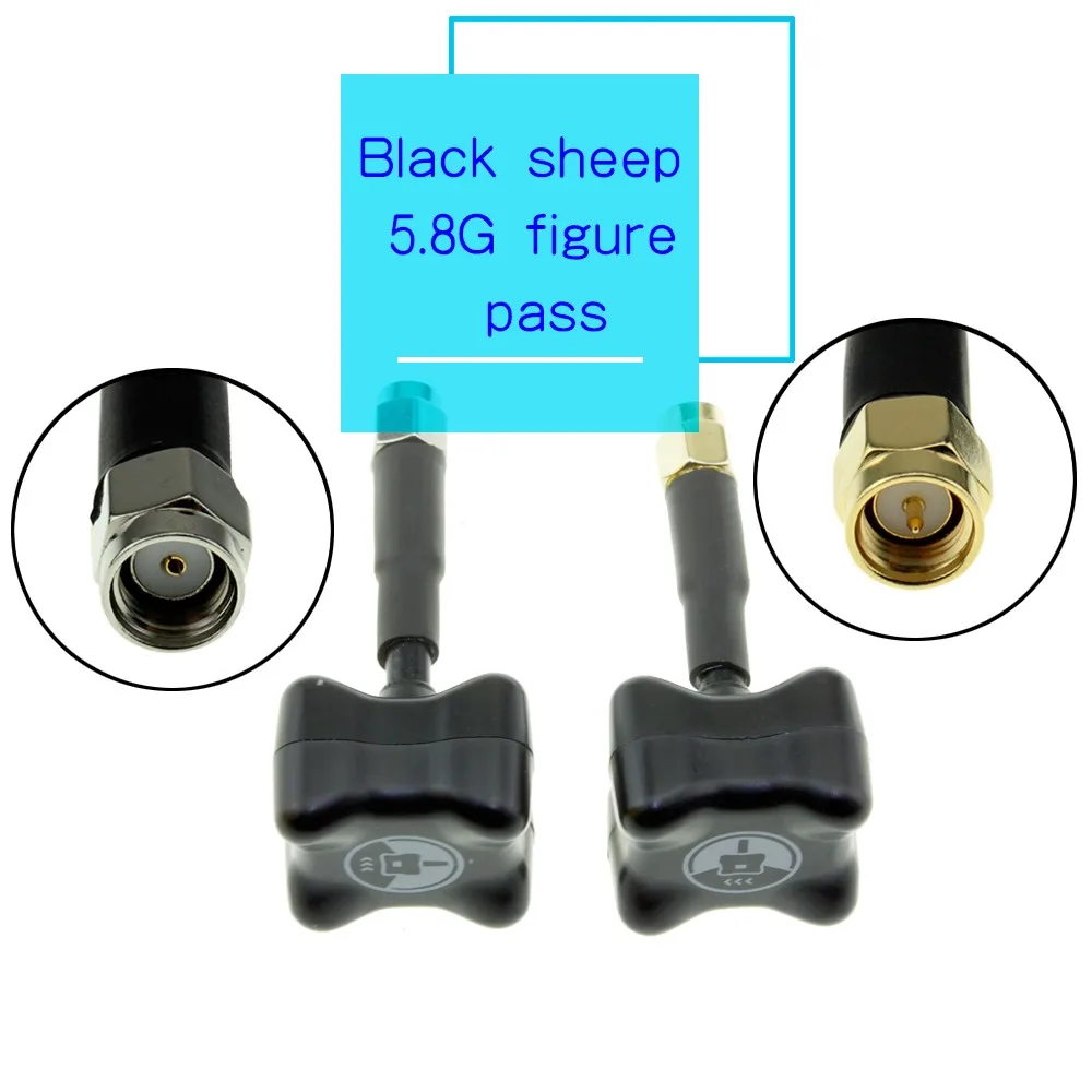 short 1pin 1hole Новая TBS антенна TRIUMPH Blacksheep VAS 5,8 ГГц круговая поляризованная антенна Triumph FPV SMA RP-SMA для гоночного квадрокоптера FPV - Цвет: short 1pin 1hole