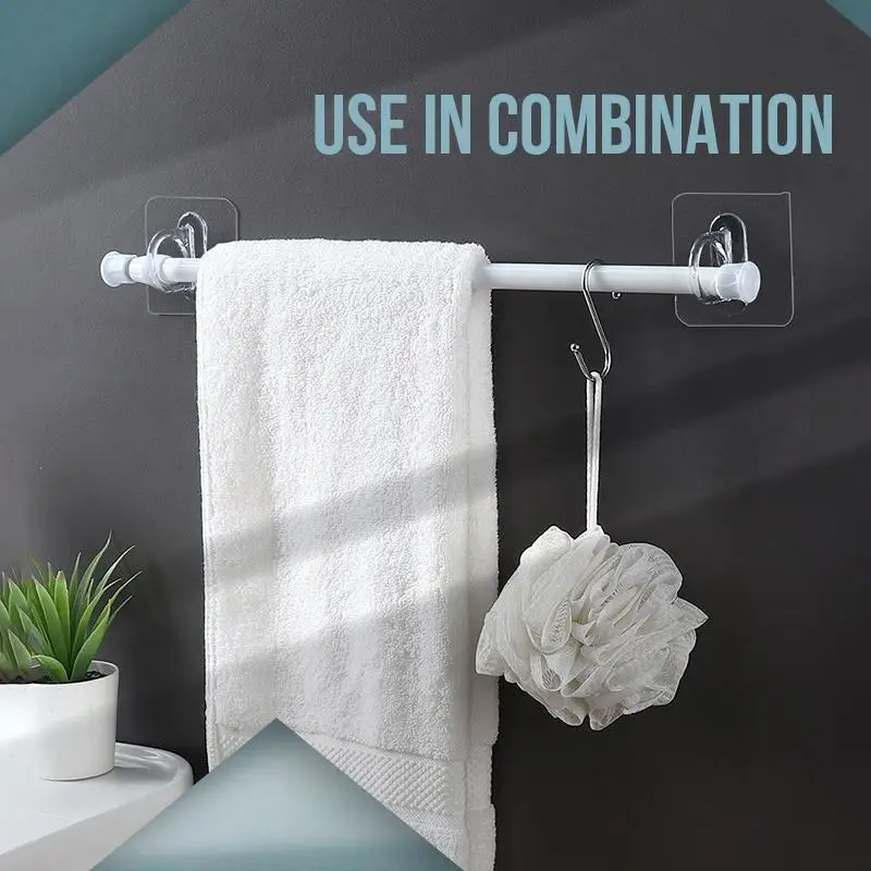 4pcs/set Multifunctional Round Hook Shelf Support Holder Cabinet Adhesive Kitchen Bathroom Hanging Rack | Дом и сад