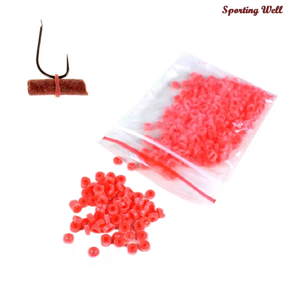 

2500PCS=10bags Hot Red Fishing Accessories Fish Tackle Rubber Bands For Fishing Bloodworm Bait Granulator Bait Wholesale