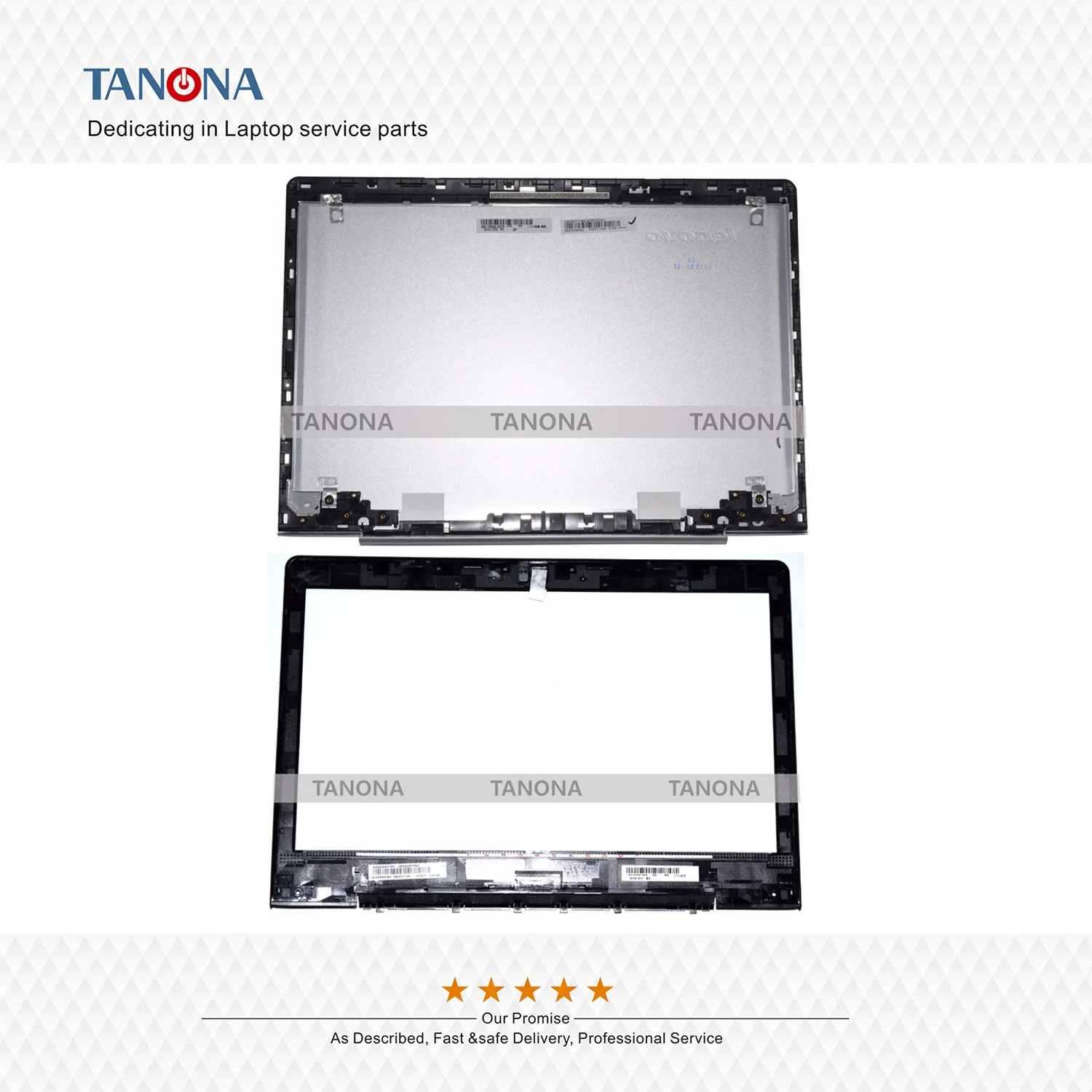 Оригинальные новые для Lenovo U41 70 S41 35 500S 14ISK ЖК крышка задняя серебро 5CB0H71426 + ободок