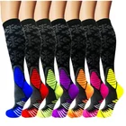 Компрессионные носки, 28 стилей, медицинский препарат против варикозного расшрения вен, эластичные уличные спортивные носки для бега, для мужчин и женщин, мужчин