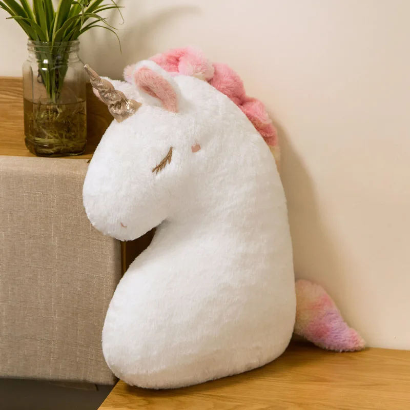 

50cm Unicorn Pillow Cushion Plush Toys Soft Stuffed Unicornio Peluche Doll Kids Toys For Baby Room Decor Girls Birthday Gift