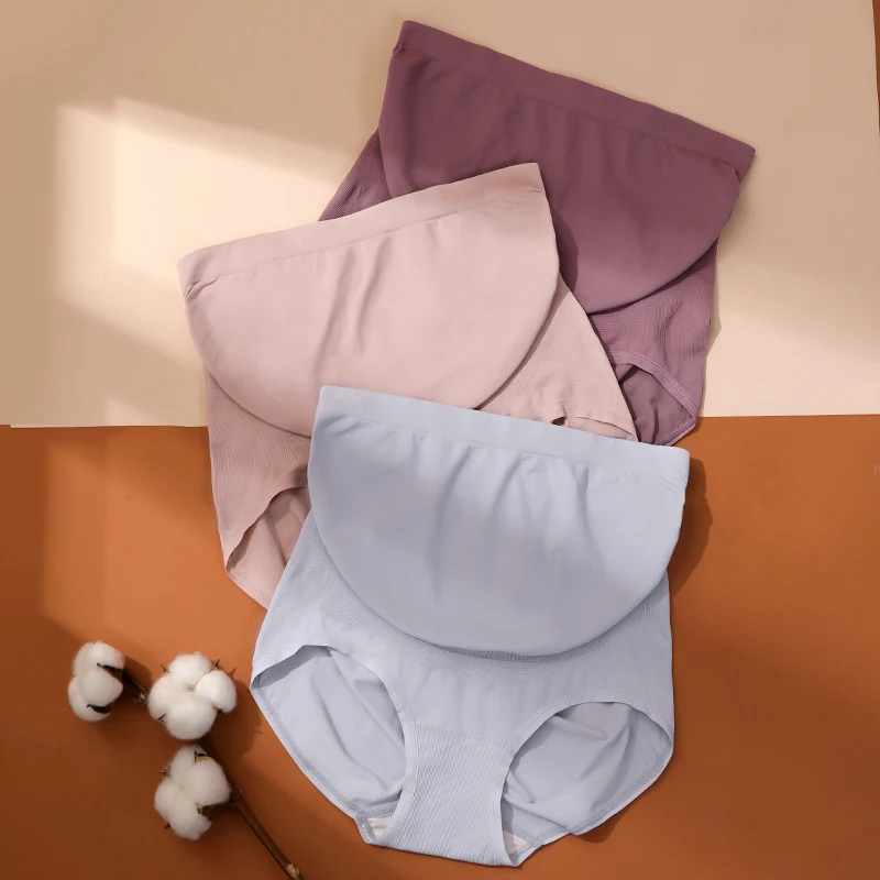 YATEMAO - culotte de maternit&eacute; taille haute sous-v&ecirc;tements de grossesse de apoyo s&oacute;lido y vente en gros-1