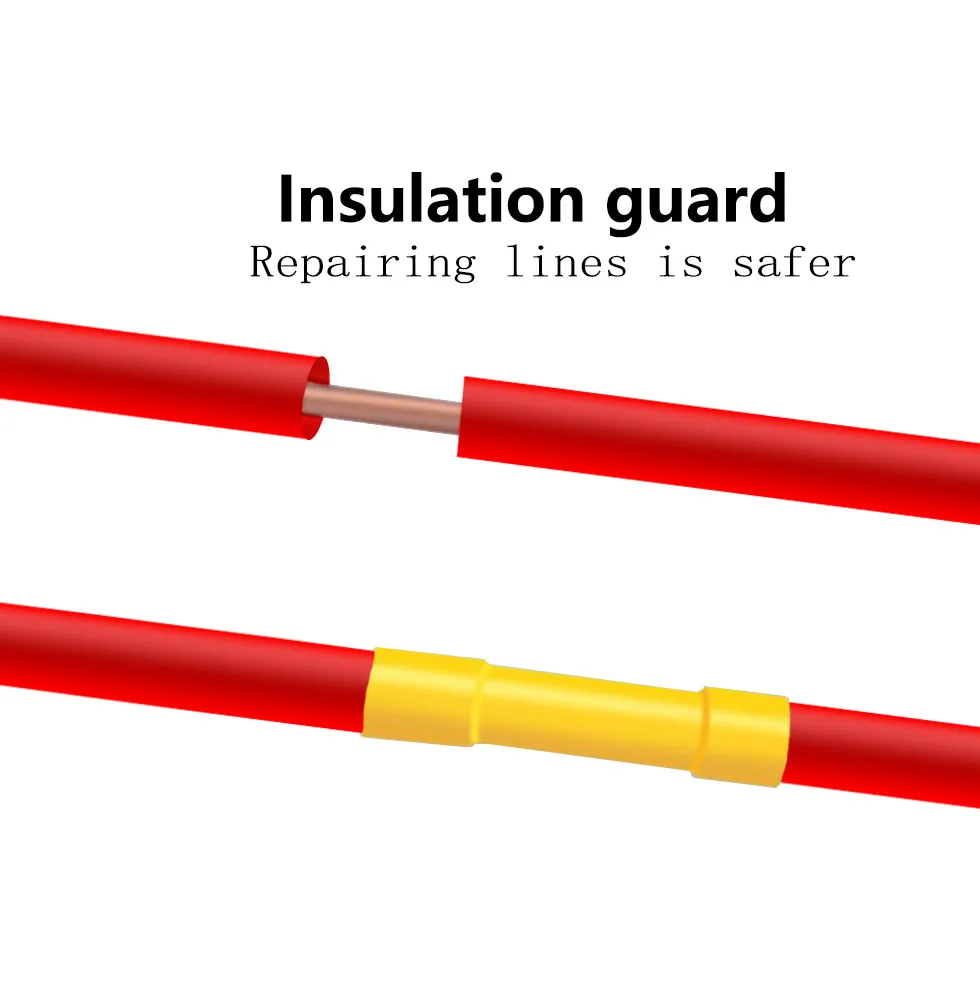 Набор термоусадочных полиолефиновых трубок в ассортименте 164 шт. изолированные