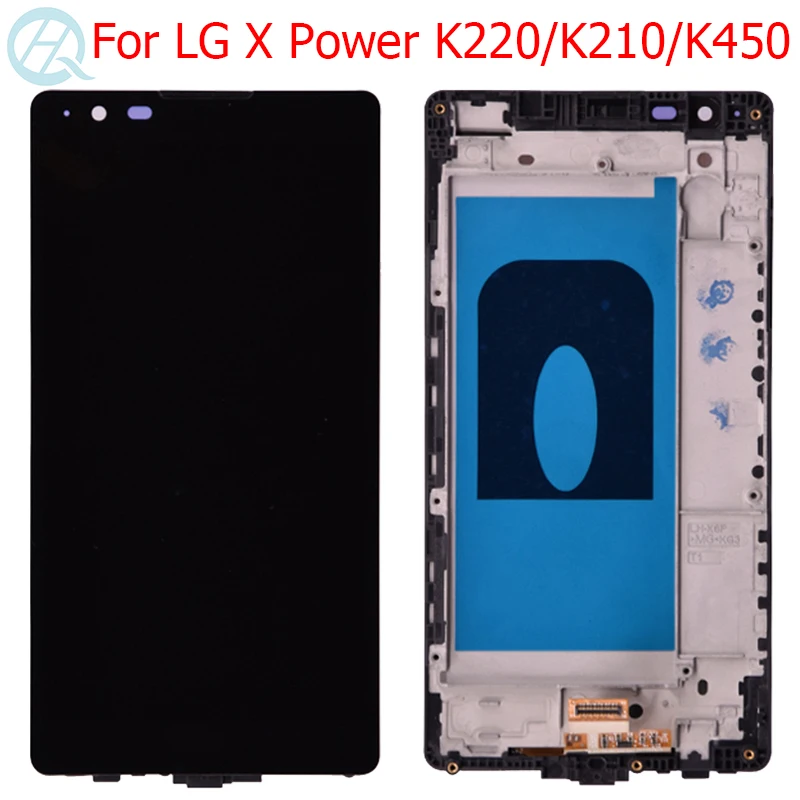 

Original LCD For LG X Power K220 K220DS F750K F750K LS755 X3 K210 US610 K450 Display With Frame LCD Touch Screen Assembly