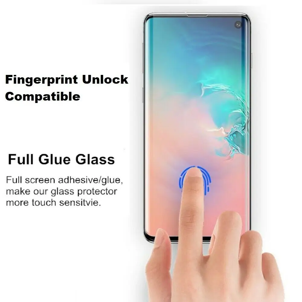Нано протектор экрана с жидкостью для Samsung Galaxy S21 Ultra S10 Plus закаленное стекло