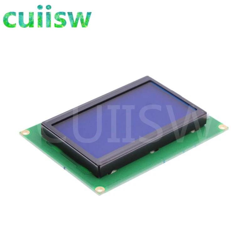 5 шт./лот ЖК-дисплей 12864 128x64 LCD12864 точки графика синего цвета Подсветка экран 0 V |