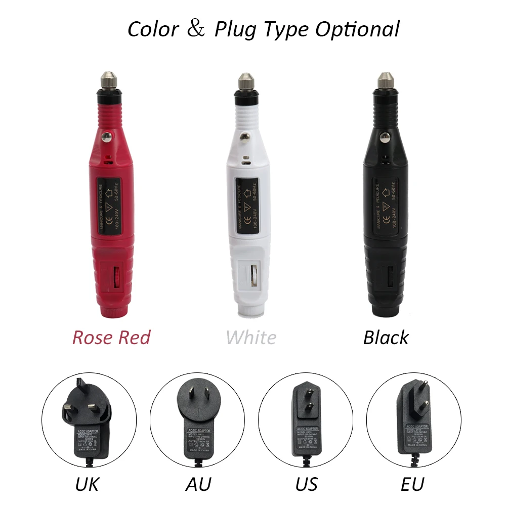 Миниатюрный электрический шлифовальный станок дрель для снятия гель лака ногтей
