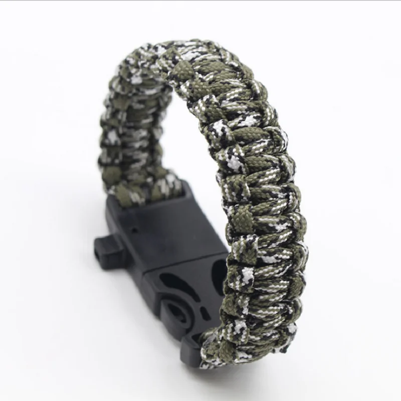 Открытый аварийный спасательный ручной веревка трос браслет скалолазание