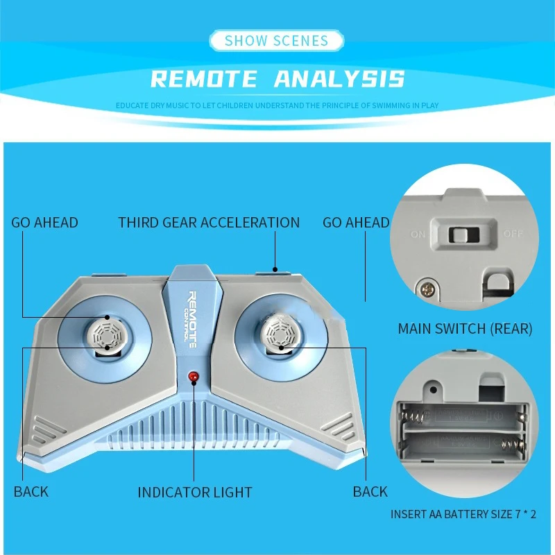 

Shark Electric Rc 2.4G Simulation Animals Toys Children Funny Robots Bath Tub Pool Kids Adult Cool Stuff Sharks Rc Birthday Gift