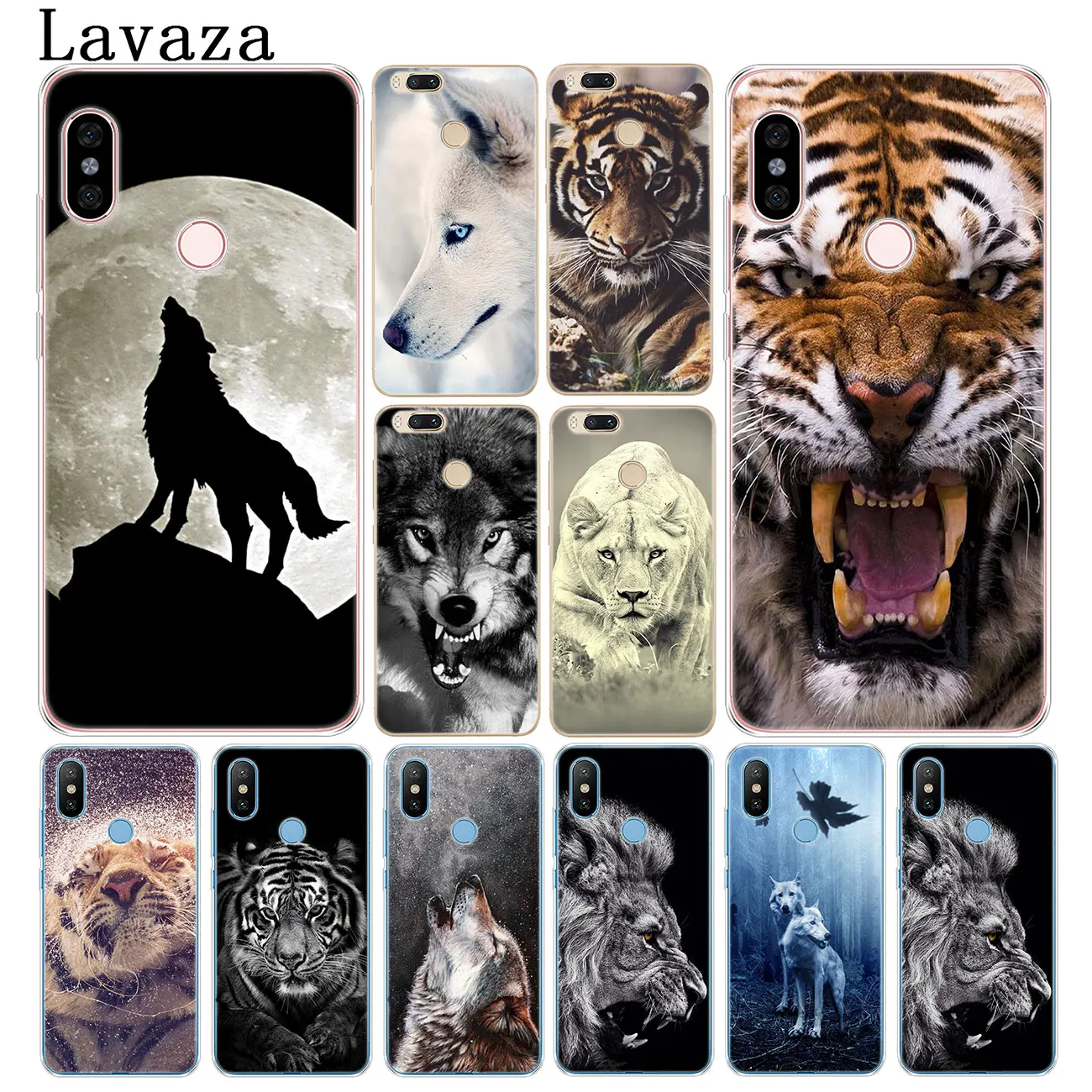 Lavaza Classic lion tiger Wolf Hard Phone Case for Xiaomi Redmi K20 8A 7A 6A 5A Note 8 6 5 7 Pro 4 4X Cover