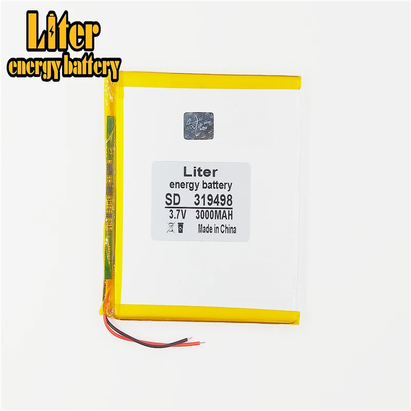 3 7 v lare емкость полимерная литиевая батарея 319498 3000 mid palmtop tablet battery |