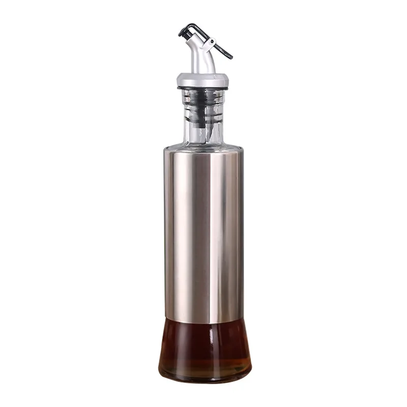 350ml Бутылка для масла 500 мл герметичная банка для масла из нержавеющей стали кухонная бутылка для приправ бутылка для соевого соуса Креативные кухонные инструменты - Цвет: 350ml